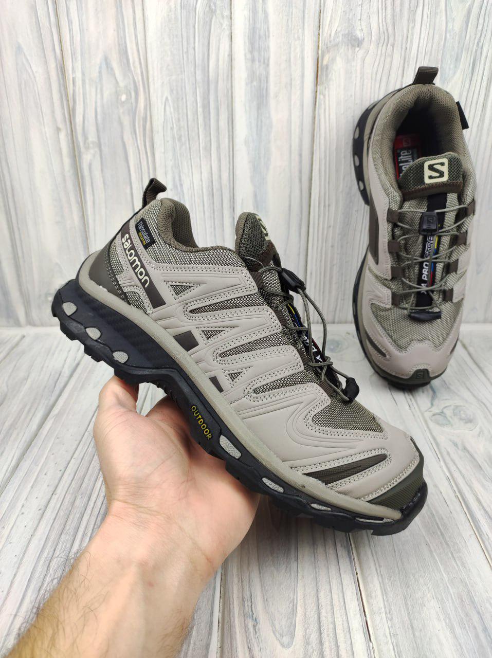 Кроссовки мужские термо военные тактические Salomon XA Forces GTX р. 44 27,5 см Sand Olive (36958781)
