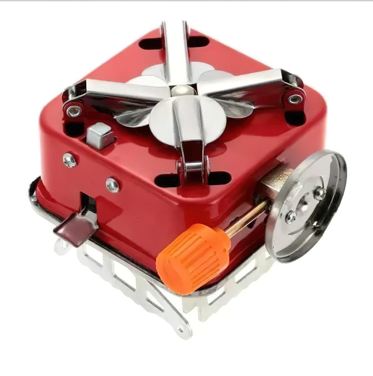 Газовая плита портативная Portable Card Type Stove K-202 Красный (1008544-Red) - фото 5