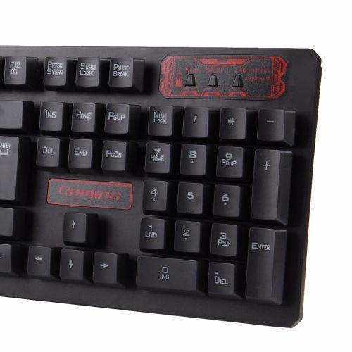 Игровая клавиатура и мышь KEYBOARD HK-6500 беспроводная Черный/Красный - фото 3