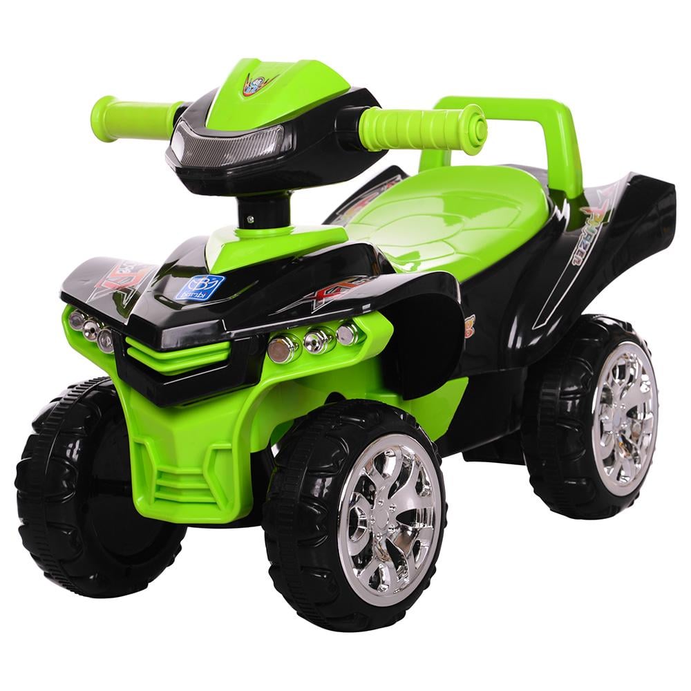 Каталка-толокар Bambi Racer M 3502-2-5 Муза со световыми эффектами на батарейках Черно-зеленый (26879838)