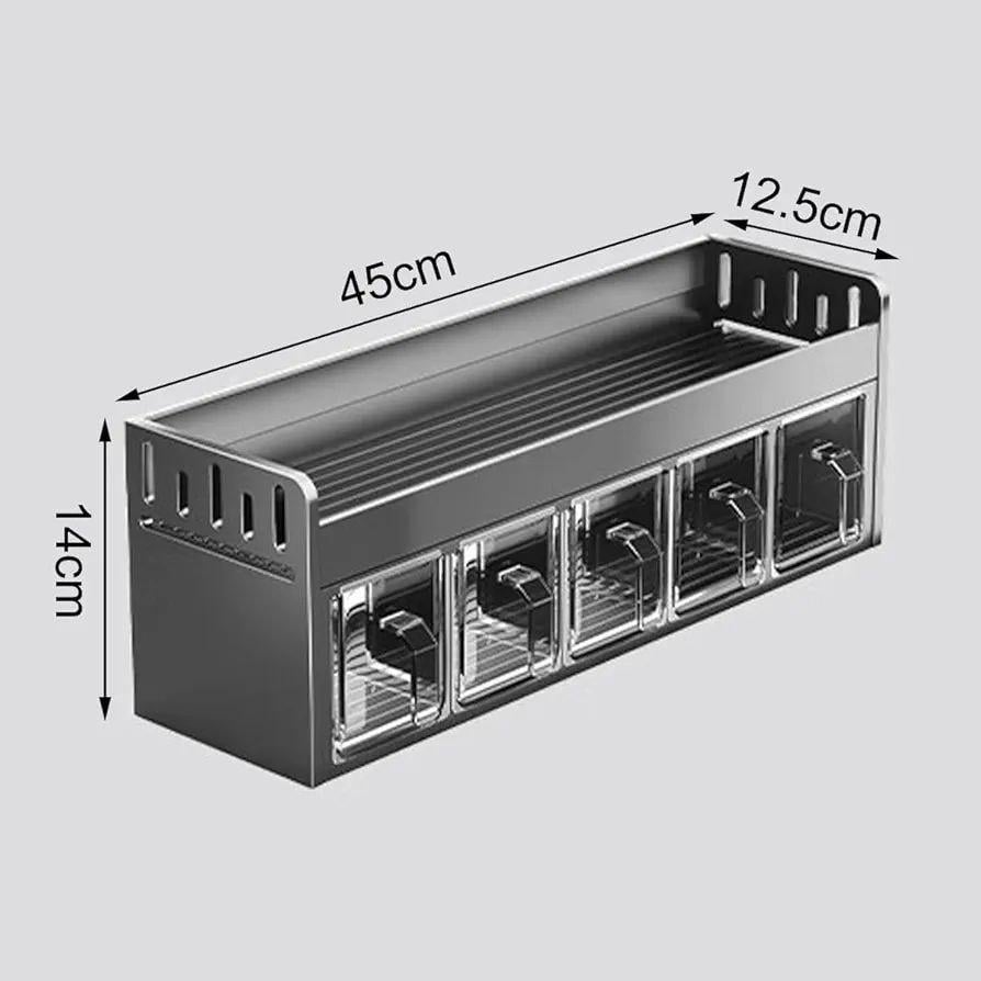 Полка алюминиевая подвесная для специй - фото 3 Полка алюминиевая подвесная для специй - фото 3