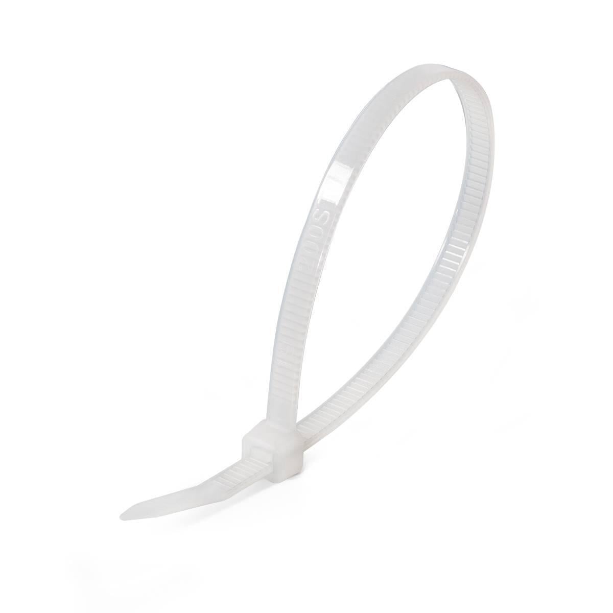 Стяжка кабельна нейлонова 3,6x250 мм 100 шт. Білий