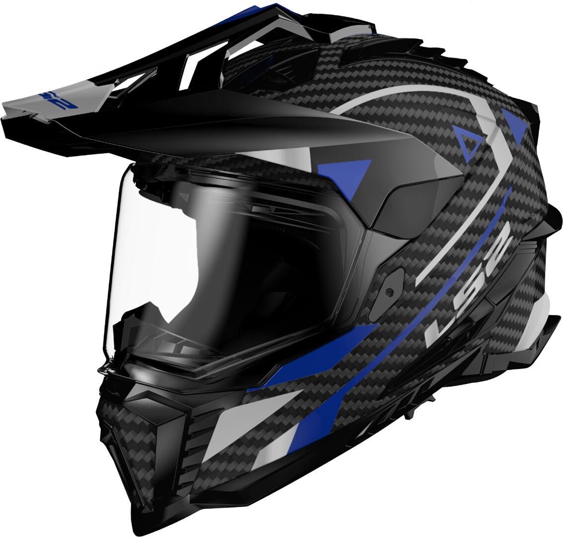 Мотошлем LS2 MX701 C Explorer Adventure L Blue (36947)