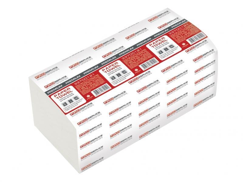 Бумажные полотенца PROservice Premium V 2-х слойный. 160 шт. Белый (03408)