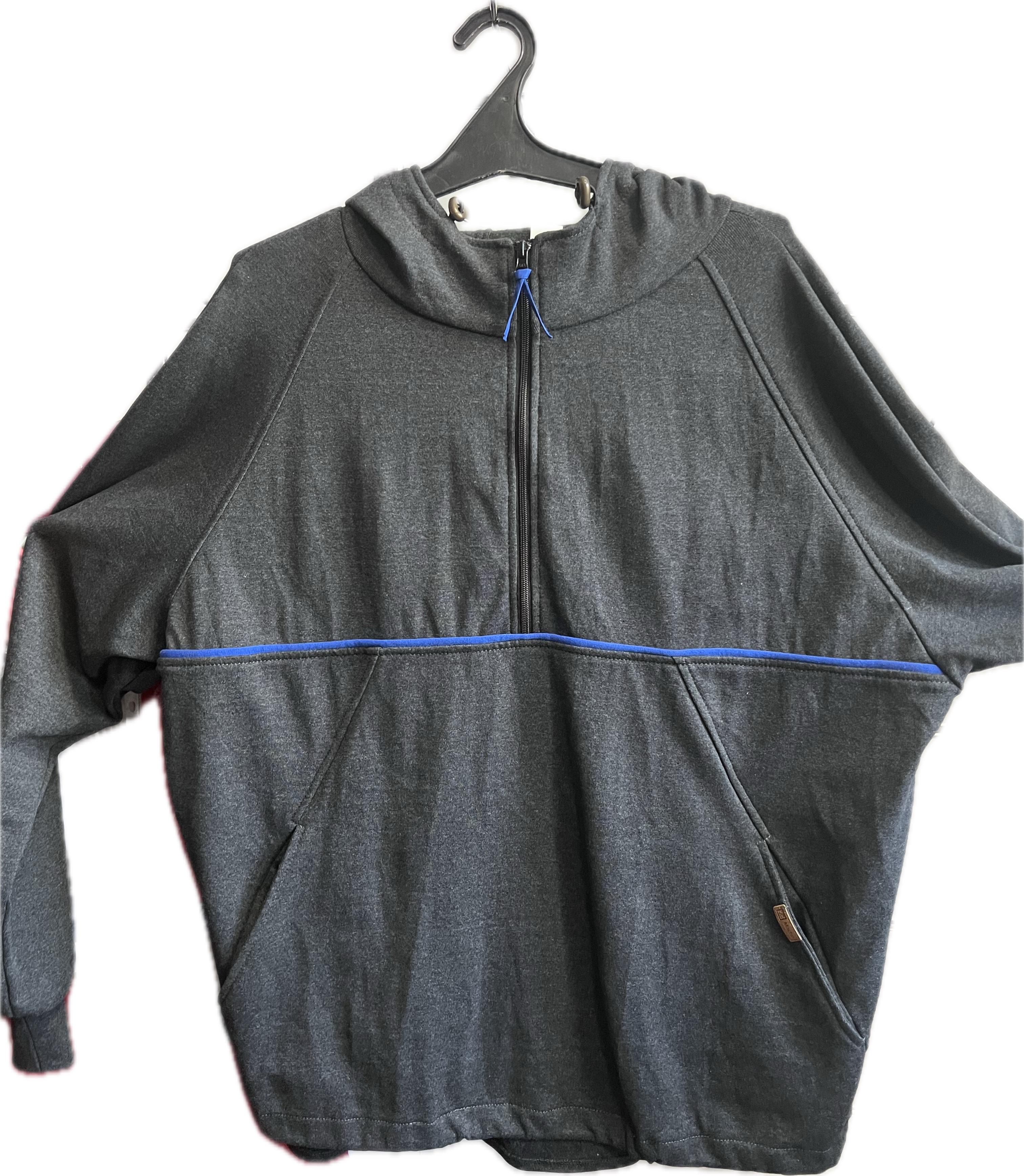 Худі унісекс футер з начосом р. 52/54 Сірий (24983087) - фото 3 Худі унісекс футер з начосом р. 52/54 Сірий (24983087) - фото 3