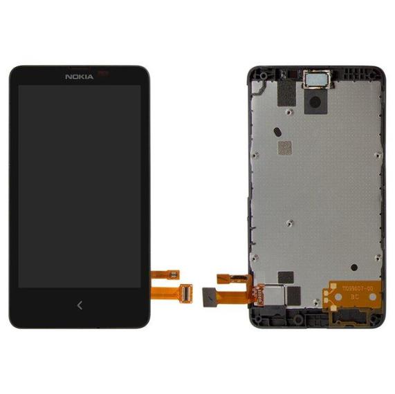 Дисплейный модуль Liquid Crystal Display/Touchscreen для NokiaxDual Sim RM-980 Черный (000048314)