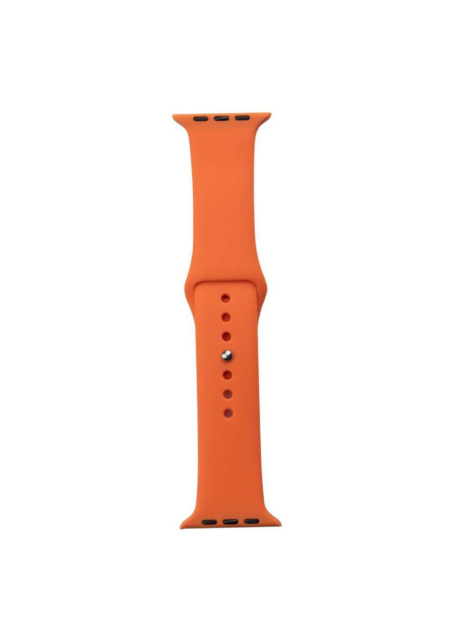 Ремешок силиконовый Sport Band для Apple Watch 38/40/41 мм Orange (212-00655) - фото 2