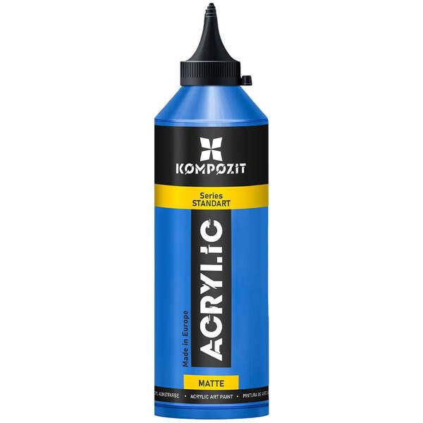 Акриловая краска ART Kompozit Standart 053 500 мл Синий основной (KT500053) Акриловая краска ART Kompozit Standart 053 500 мл Синий основной (KT500053)