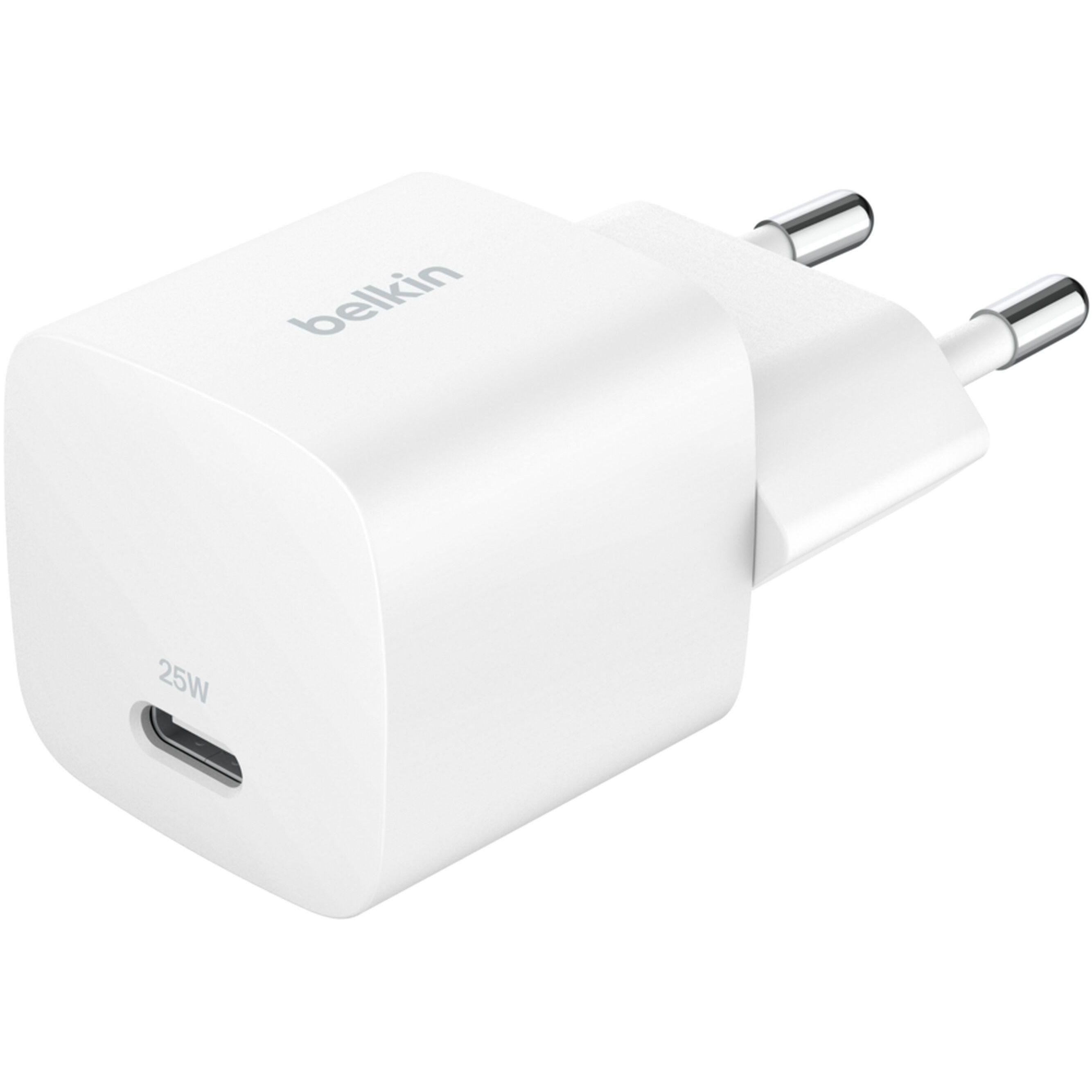Зарядное устройство сетевое Belkin 25 Вт USB-С Белый (WCA012KQWH)