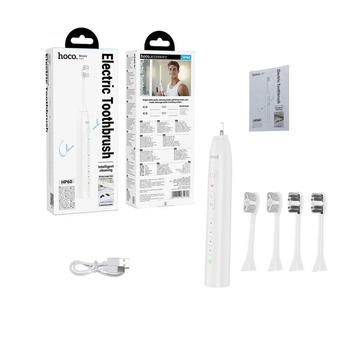 Зубная щетка Hoco электрическая на аккумуляторе Белый (HP60) - фото 5