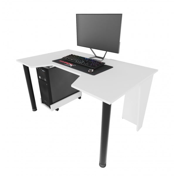 Компьютерный стол игровой Zeus GAMER-2 Белый (6453790e7d6d512e913bb762)