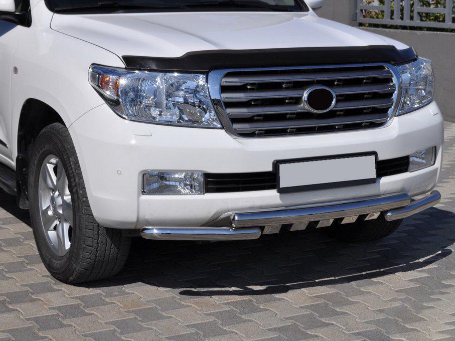 Передняя дуга ST015 CAN для Toyota Land Cruiser 200 нержавеющая сталь Хром