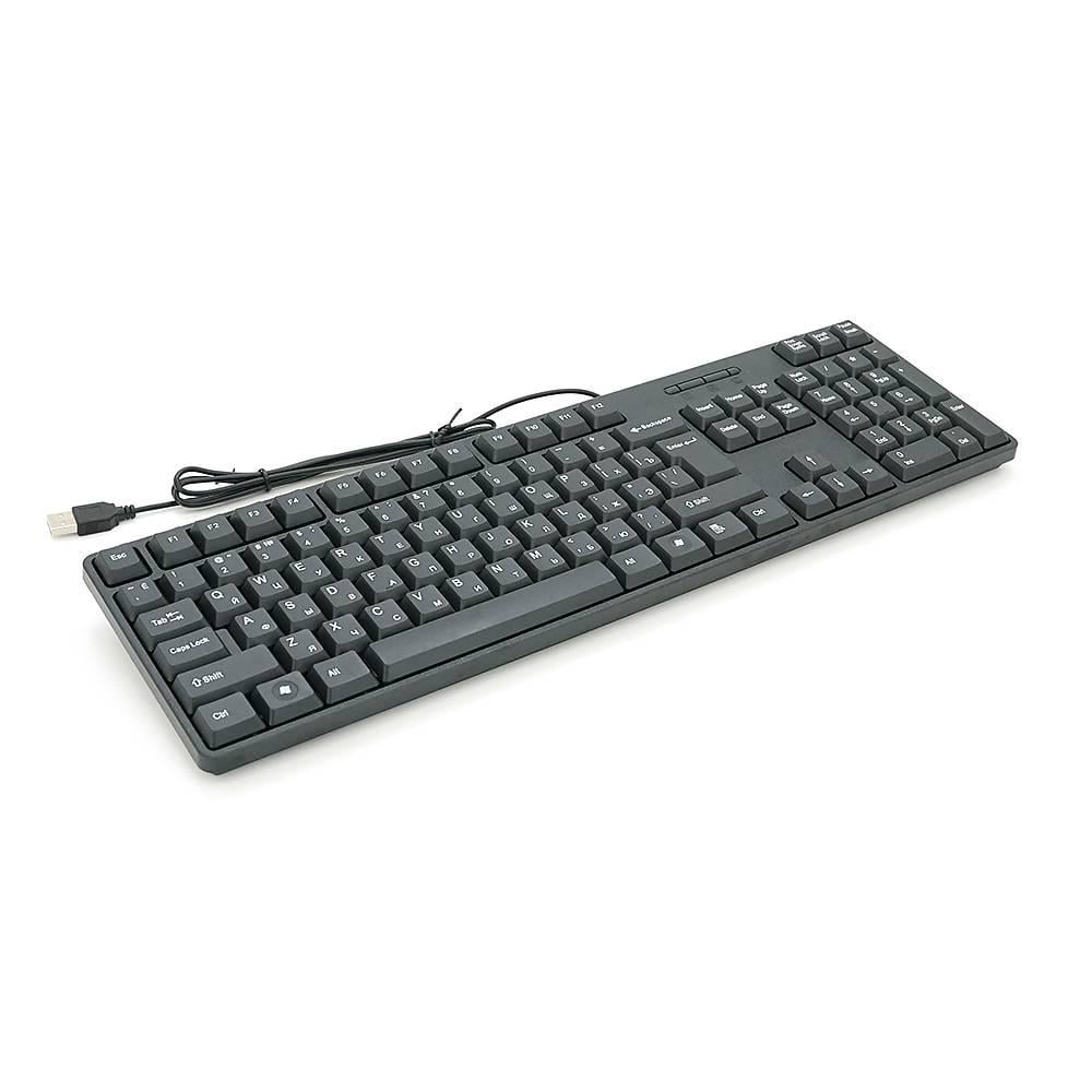 Клавіатура провідна Antelope TJ-818 USB 104 клавіші Eng/Pyc Black (36732)