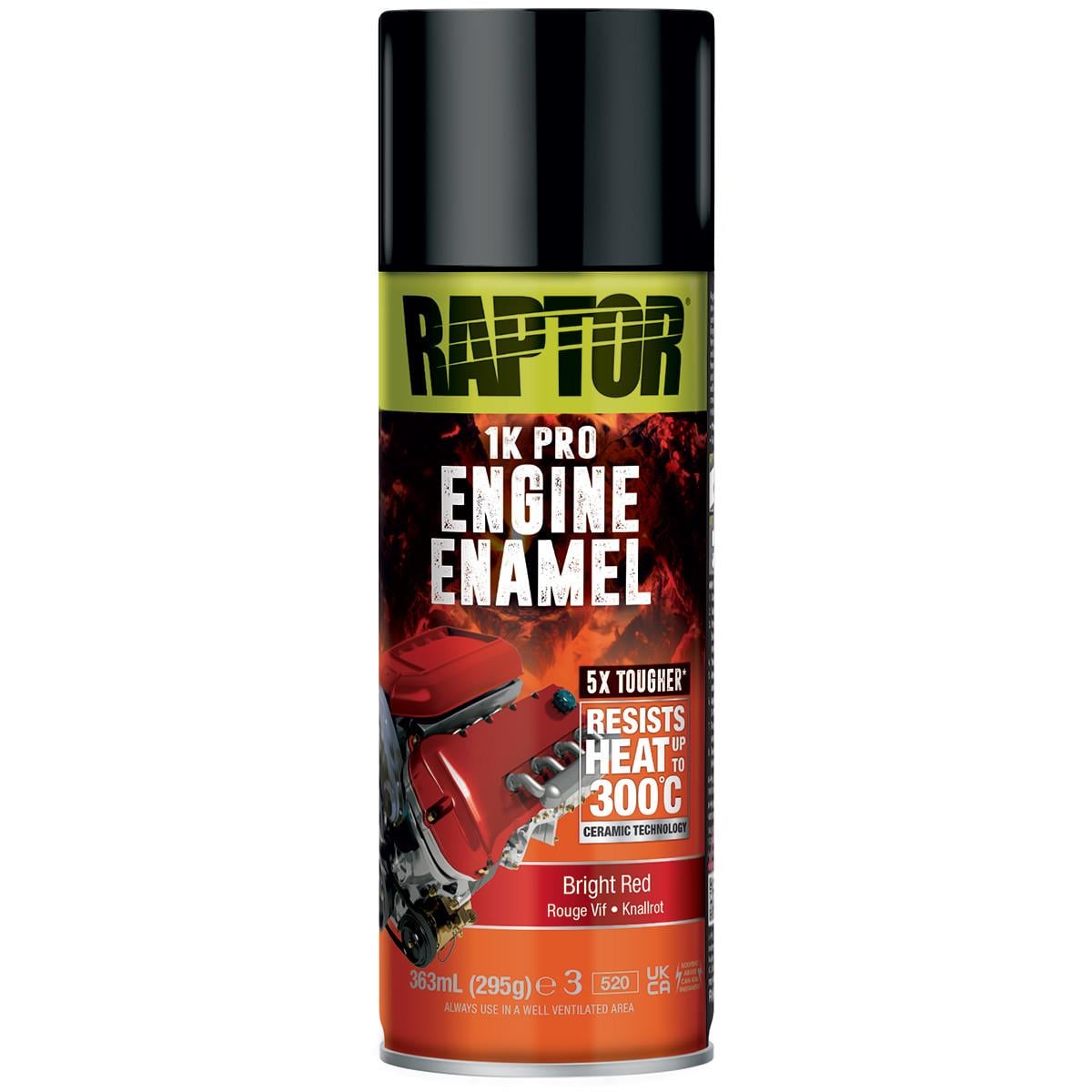 Покрытие повышенной прочности для двигателя RAPTOR Engine Enamel 363 мл