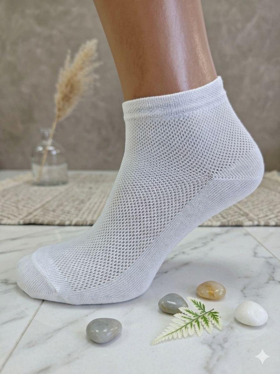 Носки женские Дукат сетка летние короткие р. 36-40 Белый (012S Woman White)