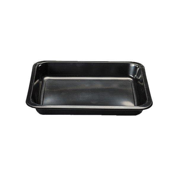 Лоток пищевой Т-1 термо 227х178х50 мм 100 шт. Черный (5661)