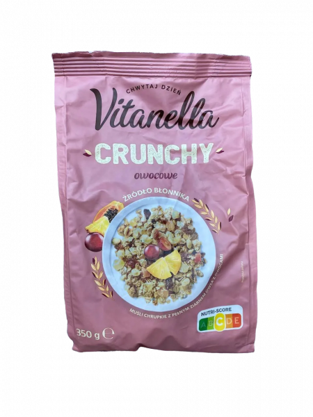 Мюсли Crunchy Vitanella с сушеными фруктами