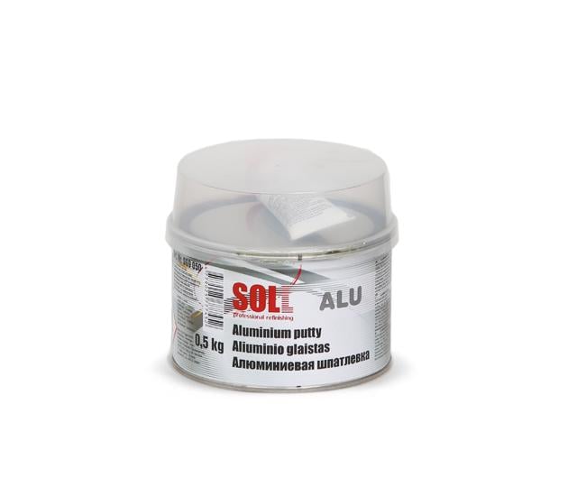 Шпаклевка с алюминием SOLL Alu жаростойкая 0,5 кг (000032344)