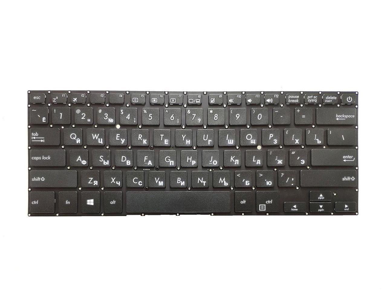 Клавиатура для ноутбука Asus K410 K410UF матовая (0KNB0-F124RU00)