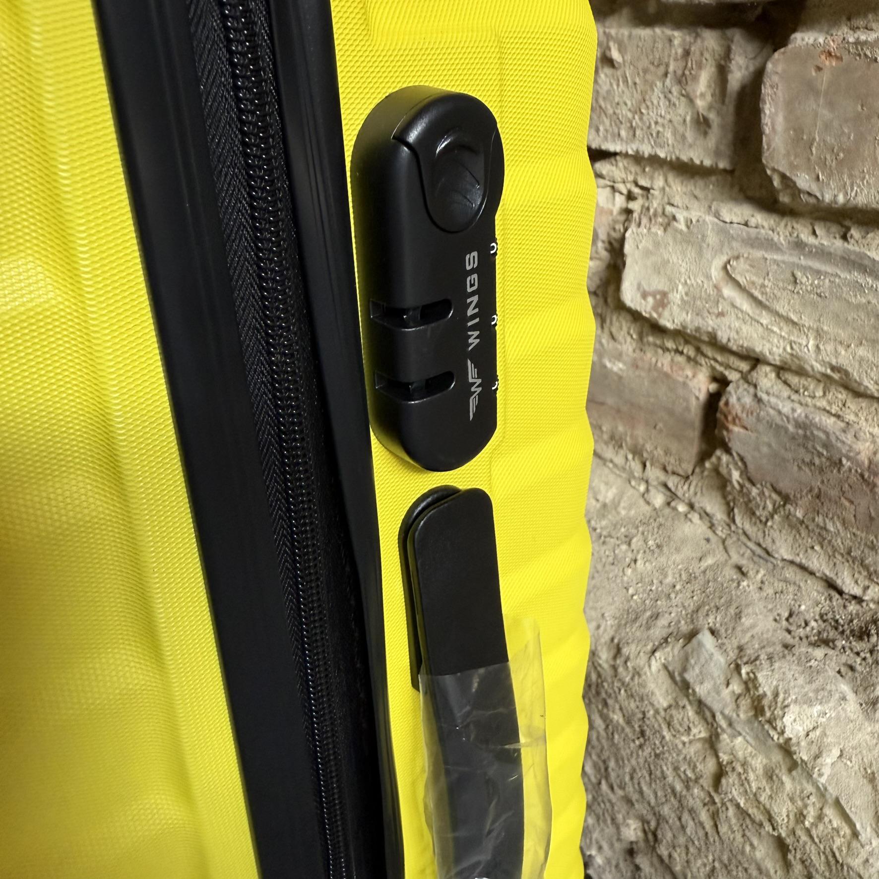 Валіза Wings PEA01 дорожня S Жовтий (26557636) - фото 7 Валіза Wings PEA01 дорожня S Жовтий (26557636) - фото 7