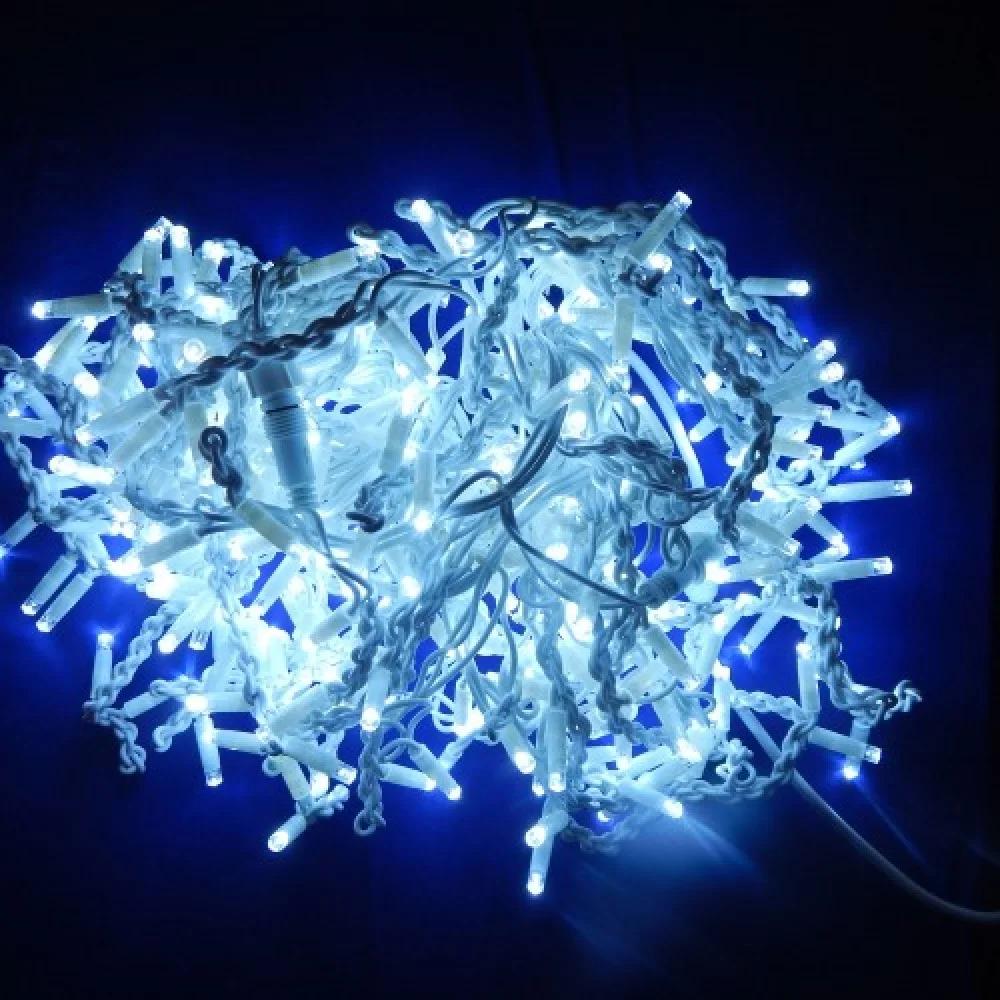 Гірлянда вулична бахрома для фасаду LED 360 Теплий Білий провід 10158