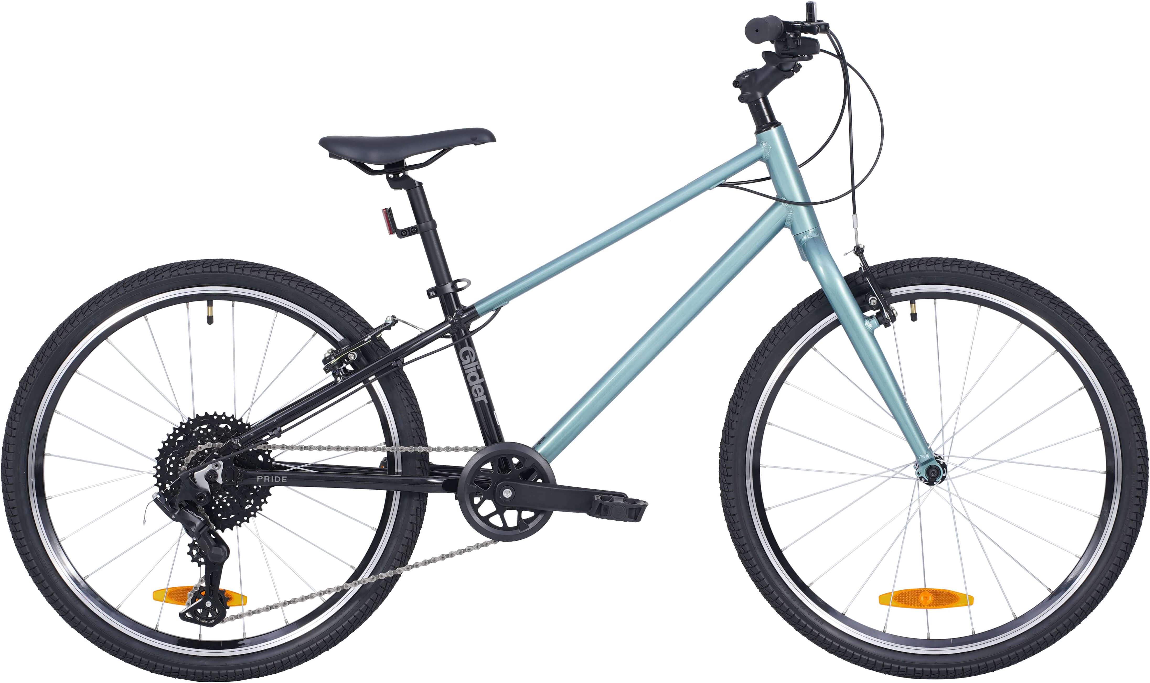 Велосипед Pride 24" GLIDER 4.1 Серо-Голубой (A5)