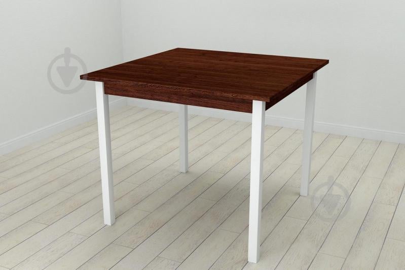 Стол кухонный Ferrum-decor Диего 75x90x90 Белый ДСП Венге 16мм (DIE0024)