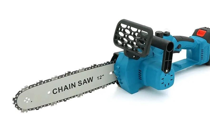 Акумуляторна електропила Domotec 12-16" із 2 батареями 48V у кейсі (9639) - фото 8