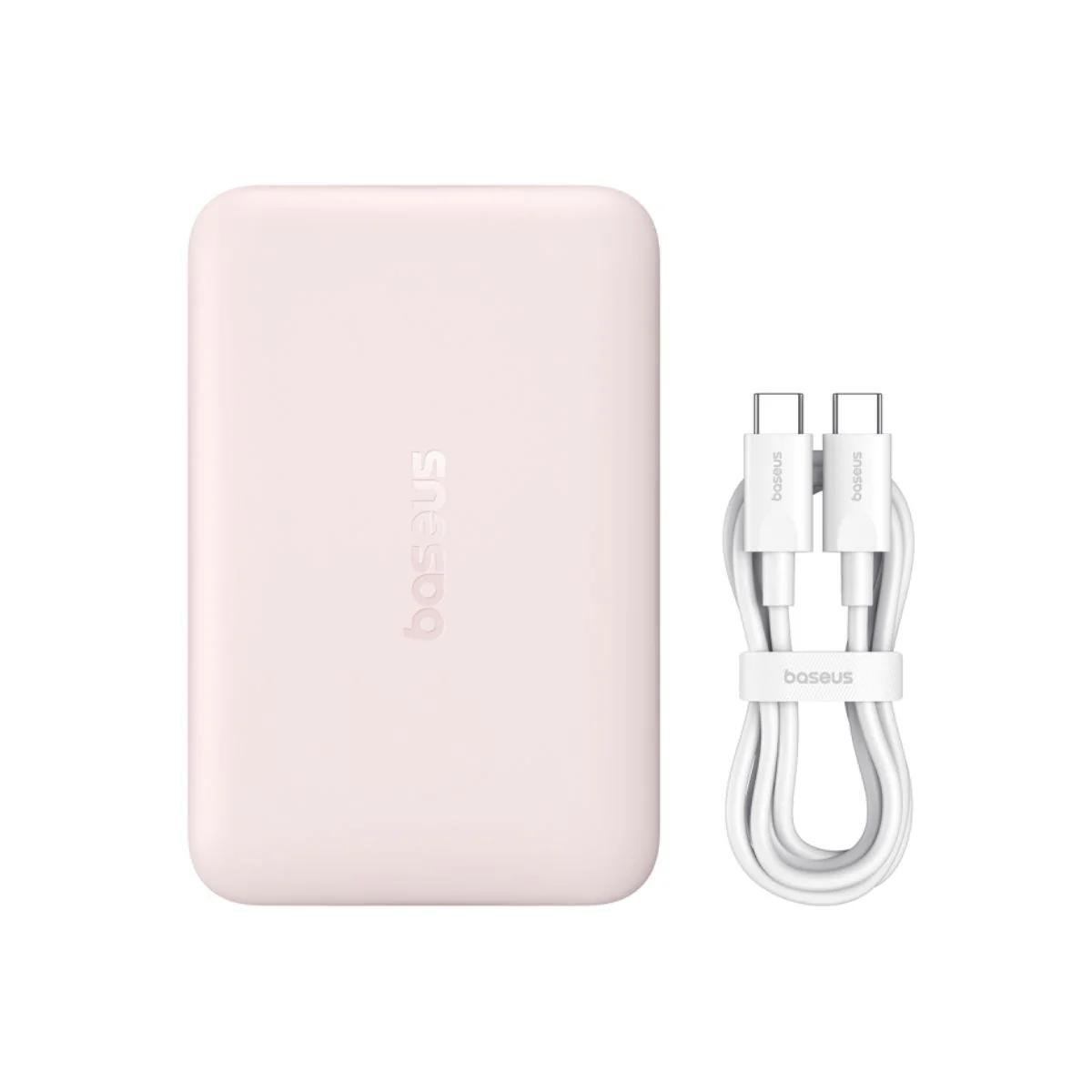 Повербанк BASEUS 10000 mAh 22.5 Вт з Magsafe зарядкою для iPhone Рожевий (29661506) - фото 6