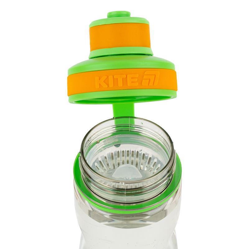 Детская бутылочка для воды KITE Ninja Turtles 500 мл Серый (NT25-397) - фото 4 Детская бутылочка для воды KITE Ninja Turtles 500 мл Серый (NT25-397) - фото 4