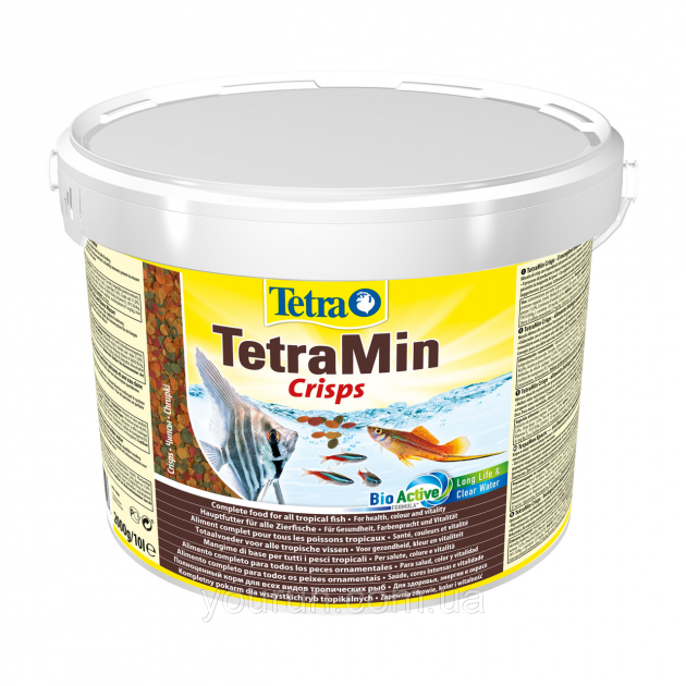 Корм для рыб Tetra Min Crisps 10 л 2 кг