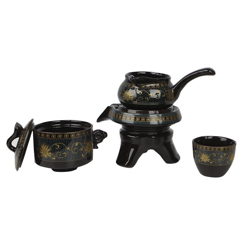 Сервиз для чайной церемонии Lesko #10 Цветок Глицинии на 6 персон Black (2471970940) - фото 5 Сервиз для чайной церемонии Lesko #10 Цветок Глицинии на 6 персон Black (2471970940) - фото 5