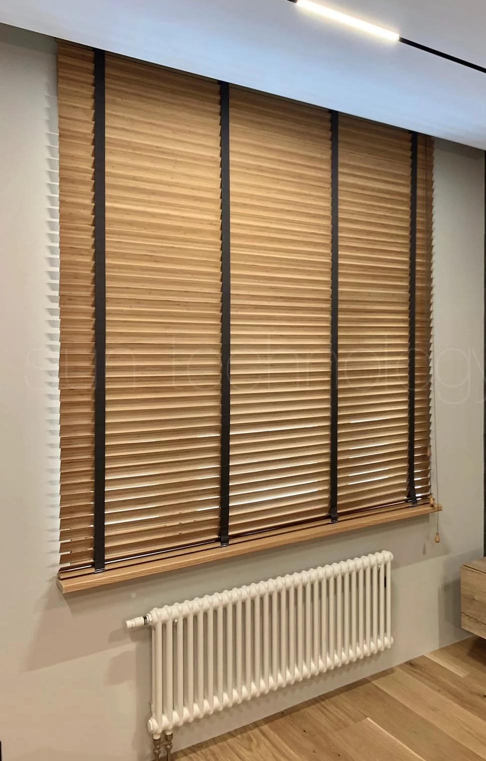 Жалюзи бамбуковые Flex с тесьмовой лесенкой 50 мм 240x200 см Дуб (2512707928) - фото 2 Жалюзи бамбуковые Flex с тесьмовой лесенкой 50 мм 240x200 см Дуб (2512707928) - фото 2