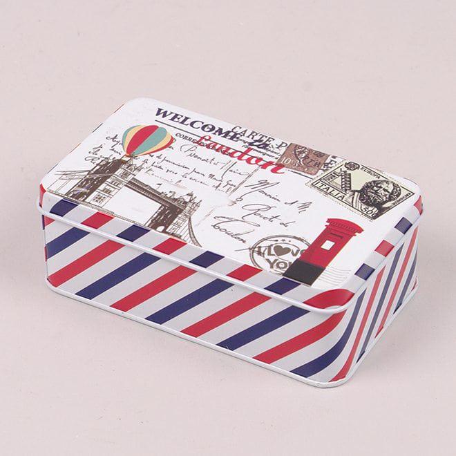 Коробочка металлическая Flora для хранения мелочей (25208)