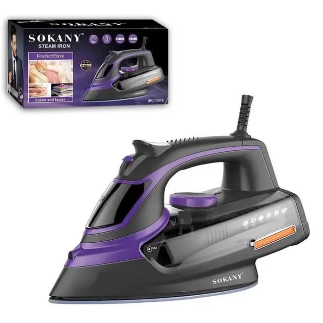 Утюг электрический SOKANY SK-11016 Вертикальное отпаривание Паровой удар 2400 Вт