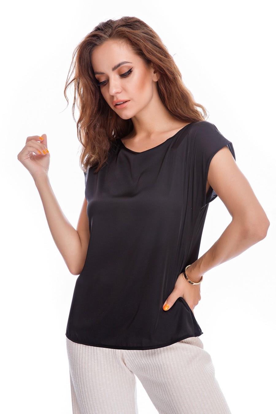 Блуза Fleri р. 50/XXL Черный (74825)