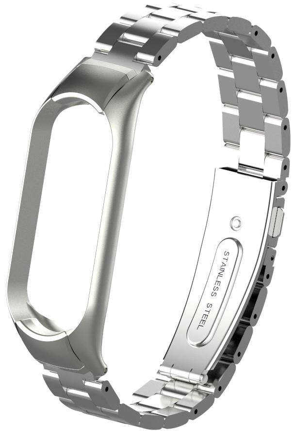 Ремешок металлический Shark для Mi Band 5/6 Silver (15946-59)
