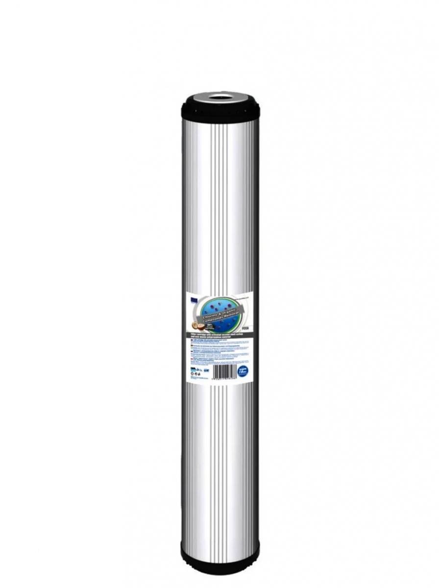 Угольный картридж для очистки воды Aquafilter FCCA-L Slim (2844) Угольный картридж для очистки воды Aquafilter FCCA-L Slim (2844)