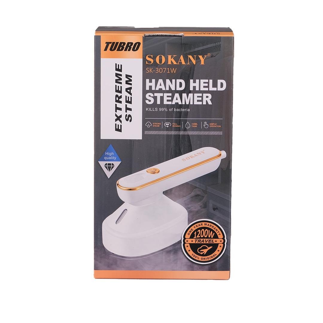 Праска дорожня з парогенератором Sokany для одягу та штор 1200 Вт Біла (5886) - фото 6 Праска дорожня з парогенератором Sokany для одягу та штор 1200 Вт Біла (5886) - фото 6