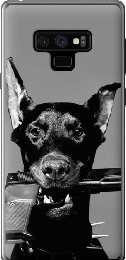Чехол на Samsung Galaxy Note 9 N960F Доберман (2745t-1512-42517) Чехол на Samsung Galaxy Note 9 N960F Доберман (2745t-1512-42517)