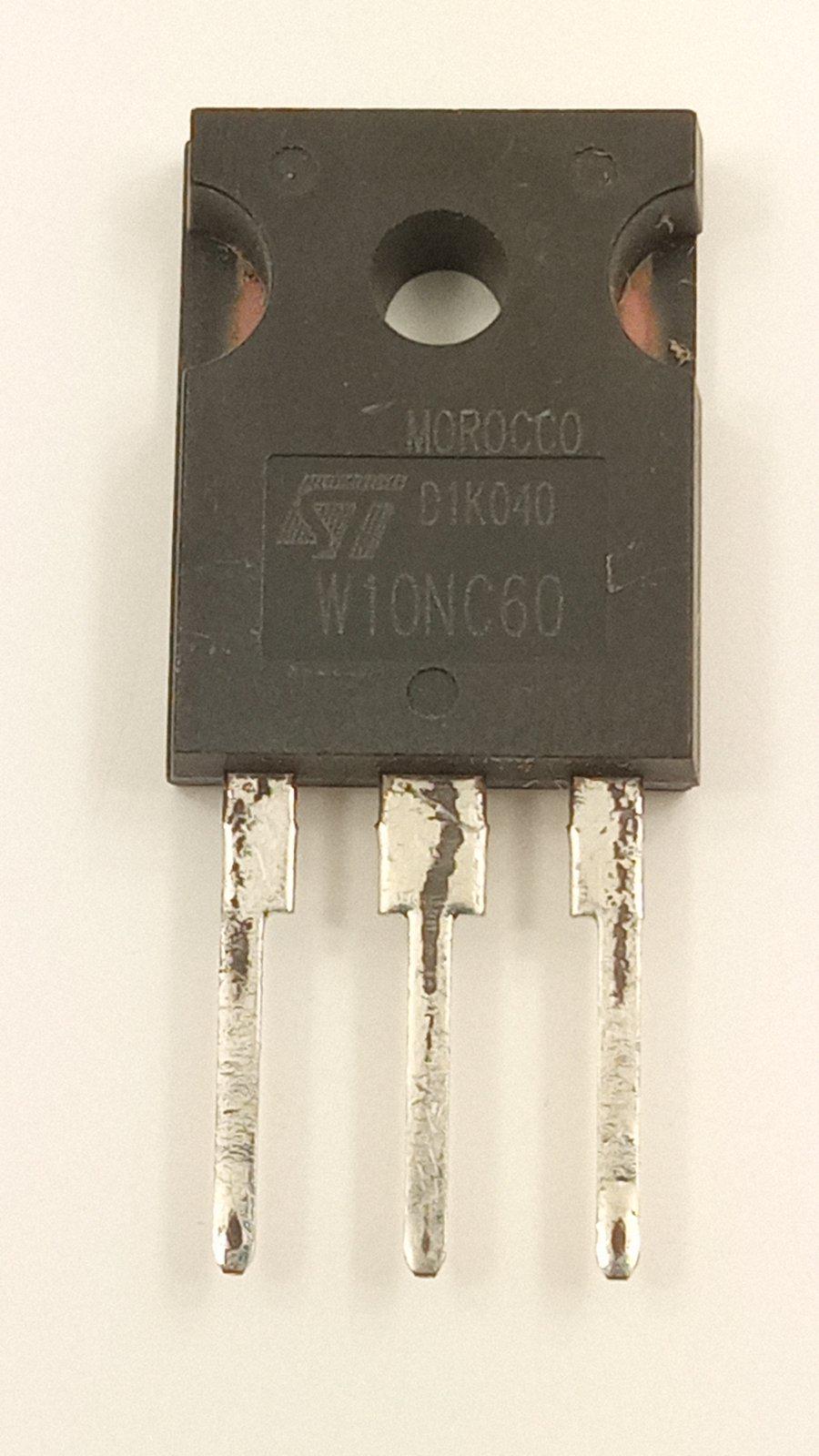 Транзистор STW10NC60 n-channel 600V 10A 125W TO-247 (05035)