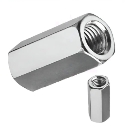 Гайка М8 подовжена - фото 2 Гайка М8 подовжена - фото 2