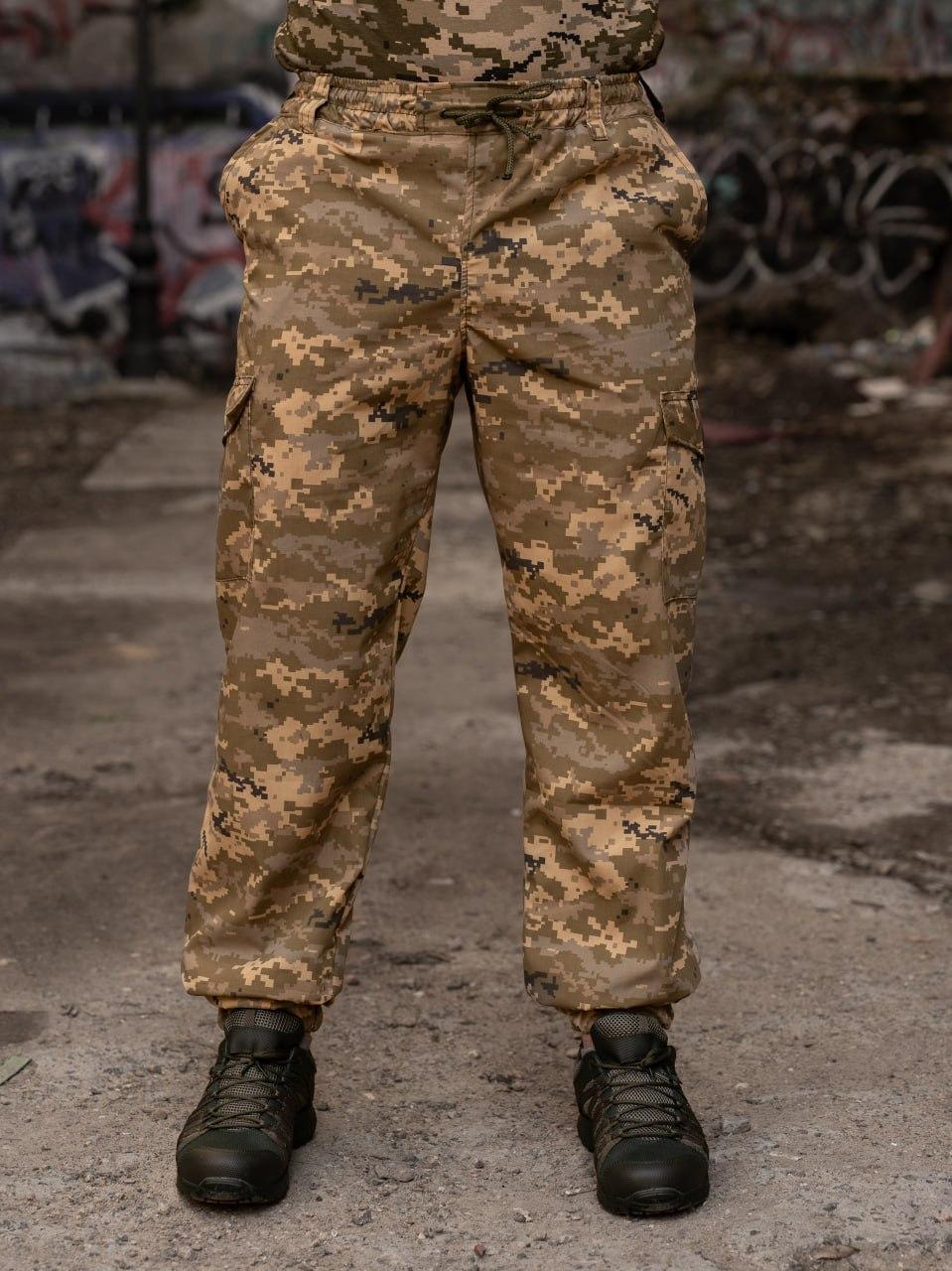 Штаны джоггеры Poplin цвет р. 56 ММ14 (2200637281)