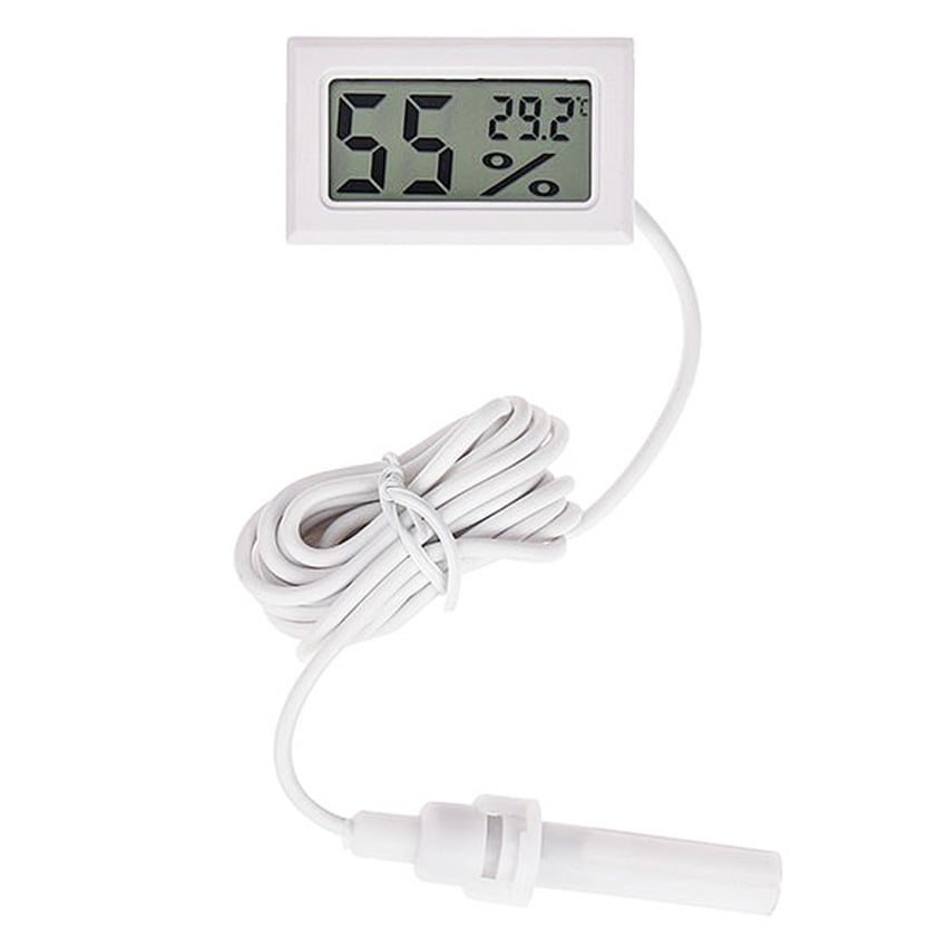 Датчик вологи та температури CARPRIE WSD-10W з кабелем White - фото 2