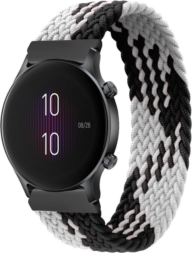 Ремінець Solo Loop Multi для Haylou LS04 (RS3) 145 мм Black White (33730-1E)