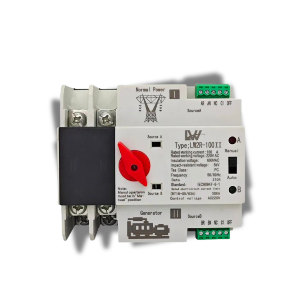 Автомат-переключатель ввода резерва NSBLO2-100А/2P (29545237)