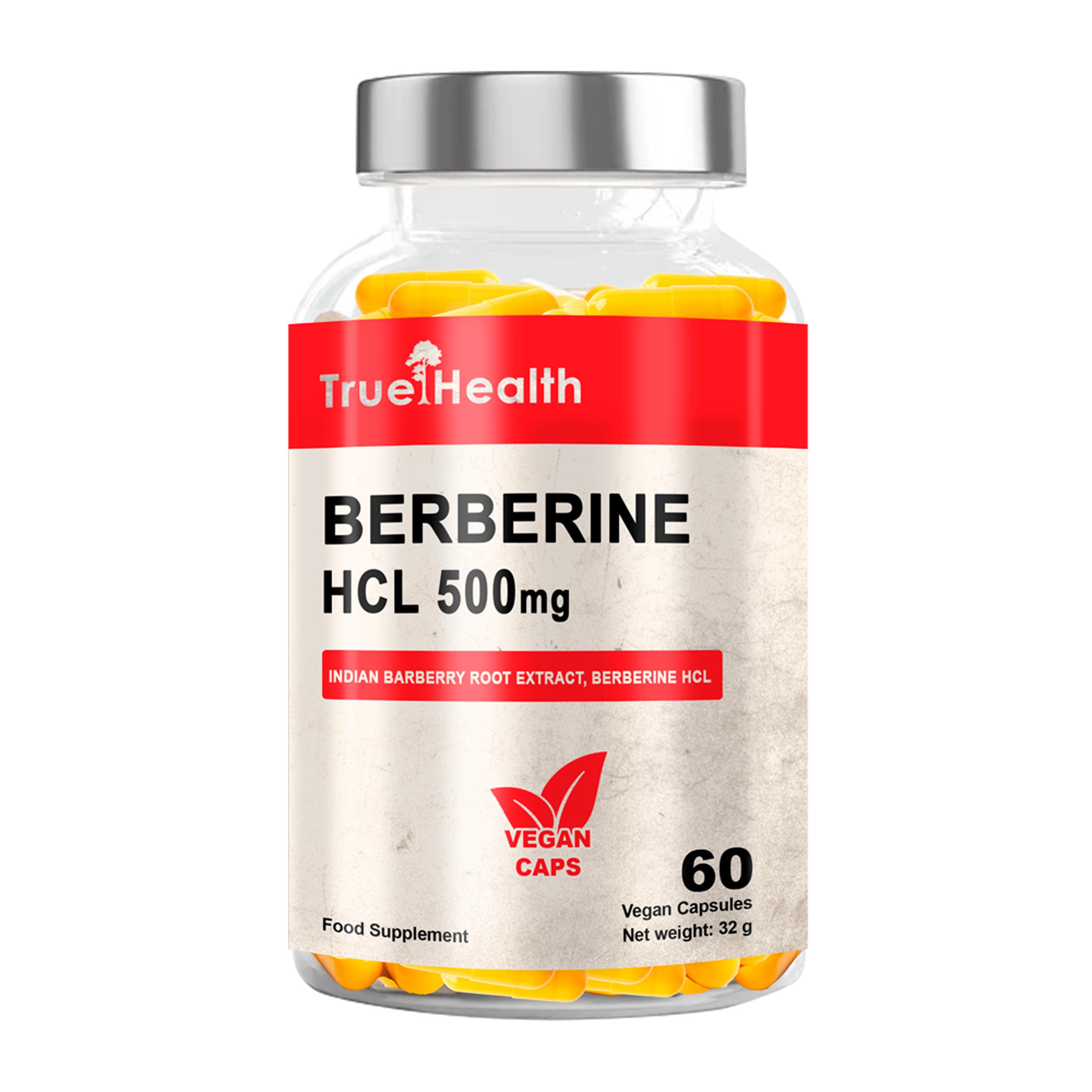 Берберін гідрохлорид True Health Berberine HCL 500 мг 60 кап.