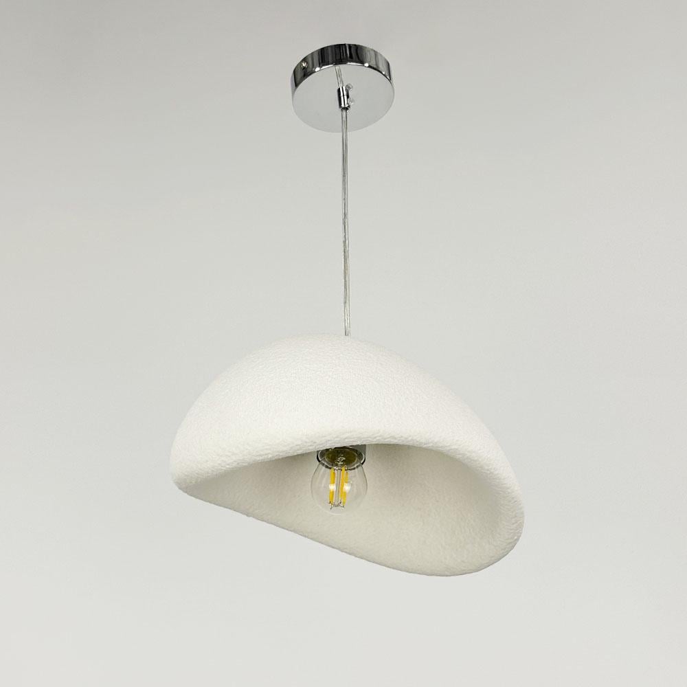 Світильник-хмара з білим гіпсовим корпусом 30х25х16 см (MJ215-300 WT) - фото 2