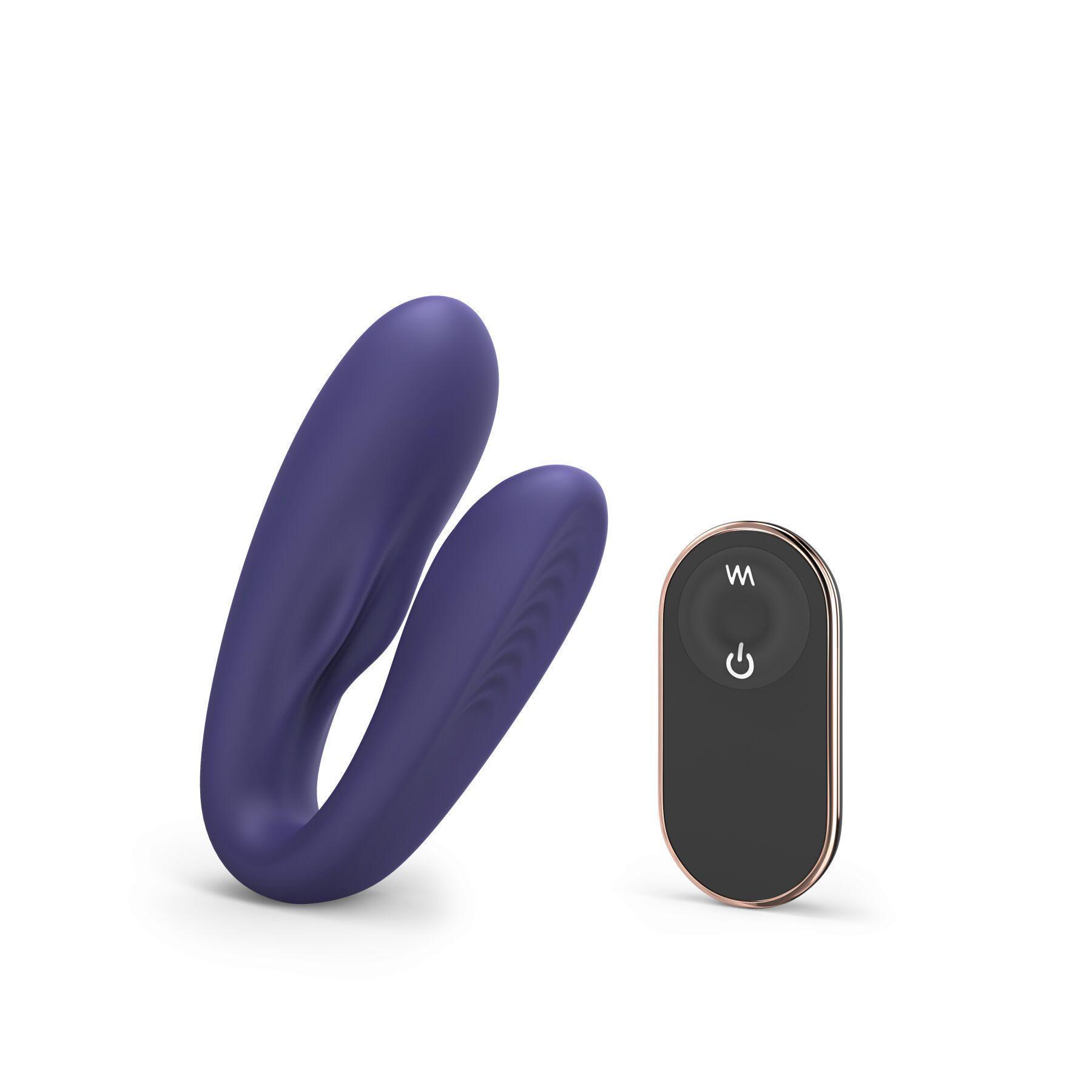 Вибратор для пар с пультом ДУ Love To Love MATCH UP MidNight Indigo
