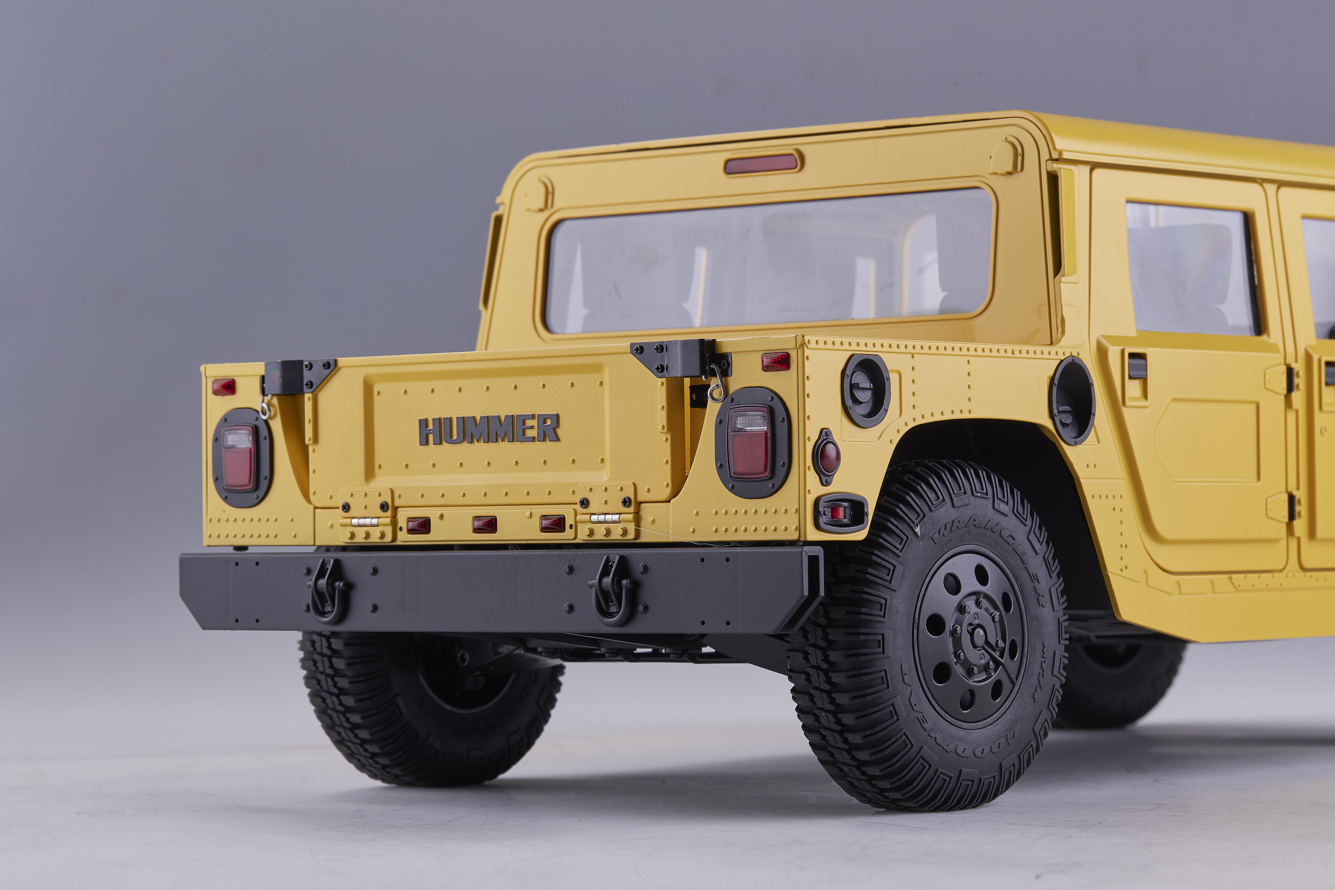 Машинка на радиоуправлении FMS 1:12 HUMMER RS Yellow - фото 24 Машинка на радиоуправлении FMS 1:12 HUMMER RS Yellow - фото 24